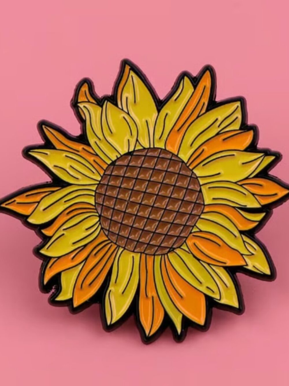 Sunflower Enamel Pin